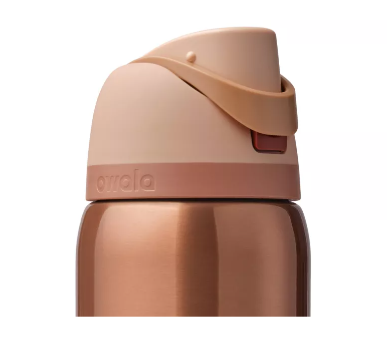 Owala Holiday Special Edition –32oz FreeSip Metallic Rose Gold