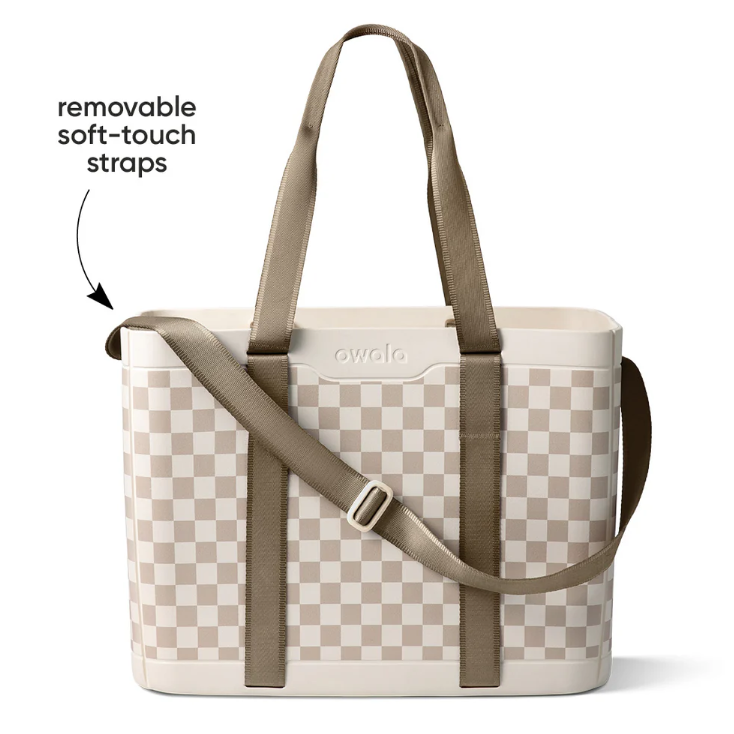 Owala Beach Bag The Sun-DayCollapsible Tote – Checkin’ In