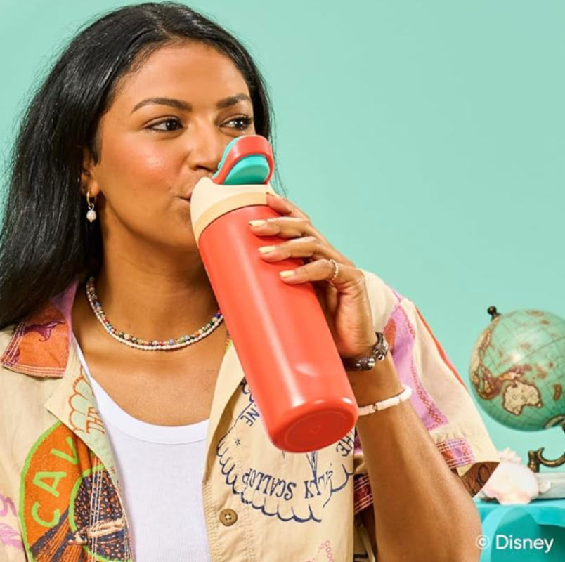 Owala Disney Princess FreeSipWater Bottle – 24oz Moana