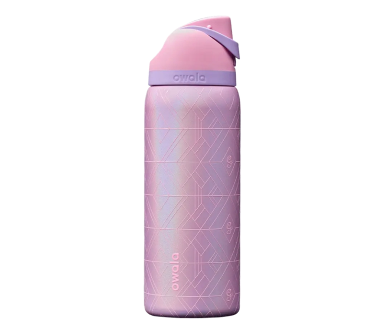 Wicked: For Good x OwalaFreeSip 32oz Water Bottle –Glinda Pink